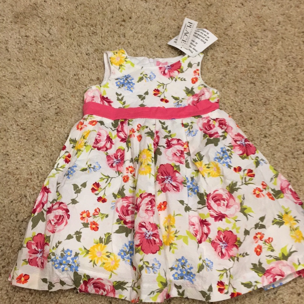 Floral Pleated Children’s Summer Dress
